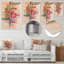 «Vintage Overlap Stillness I» - art mural géométrique-467680217-467680218