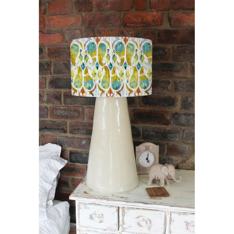 Cotton Drum Lamp Shade ( Uno ), 25cm H x 40cm W x 40cm D