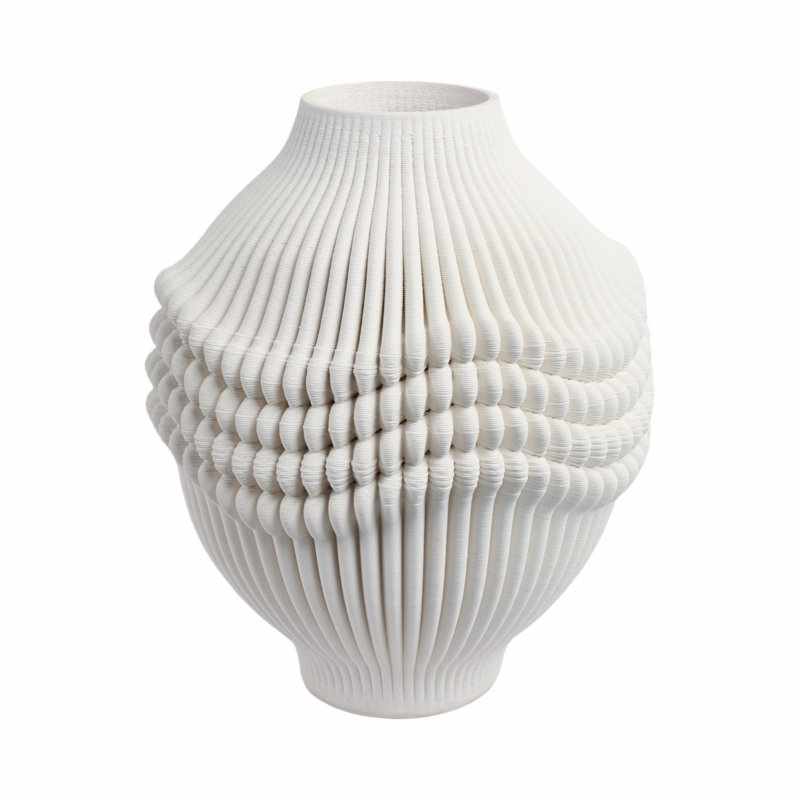 Coulter Handmade Stoneware Table Vase, 14" H x 12" W x 12" D