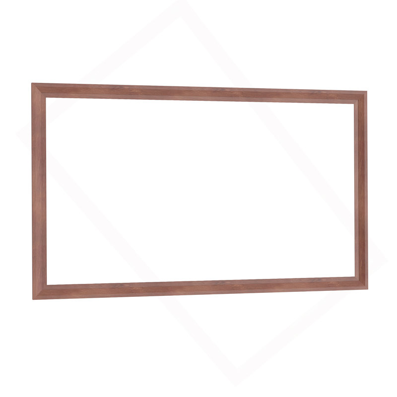 Miroir de salle de bain 60 po x 40 po, Jaune / corail