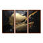 «Abstract Geode Gold III», reproduction de 3 pièces-87914433-112025173
