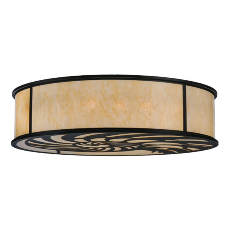 Nautilus 10 - Light Flush Mount, Beige