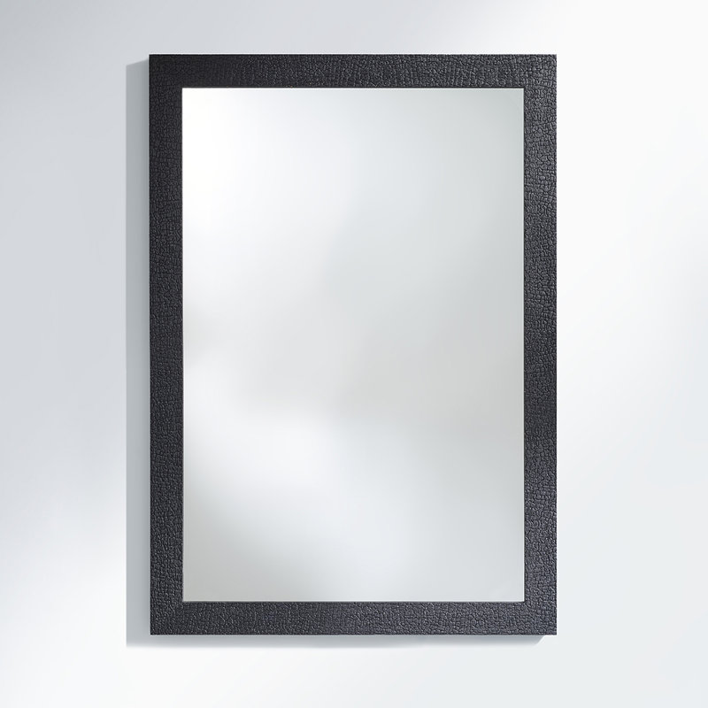 Rosella Wood Flat Wall Mirror, 100cm H x 70cm W