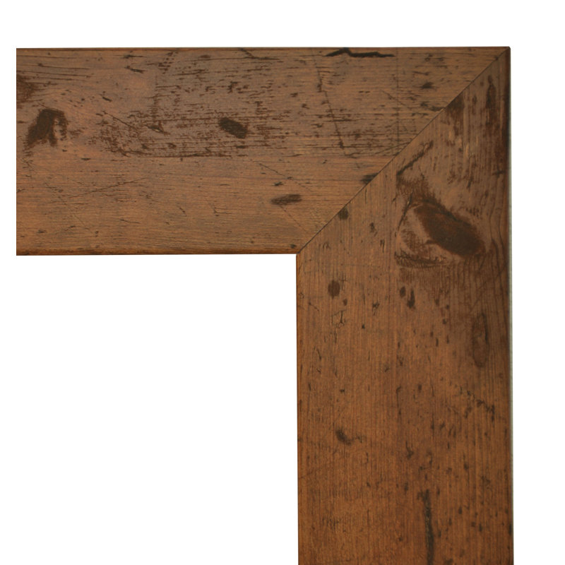 Miroir d'appoint rustique Deweyville, H 55,5 po x l 36 po