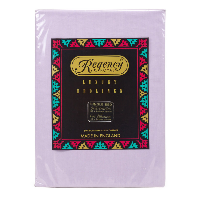 Cotton Blend, Polyester No Pattern Duvet Cover Set with Pillowcases, Single Duvet Cover + 1 Standard Pillowcase, Black