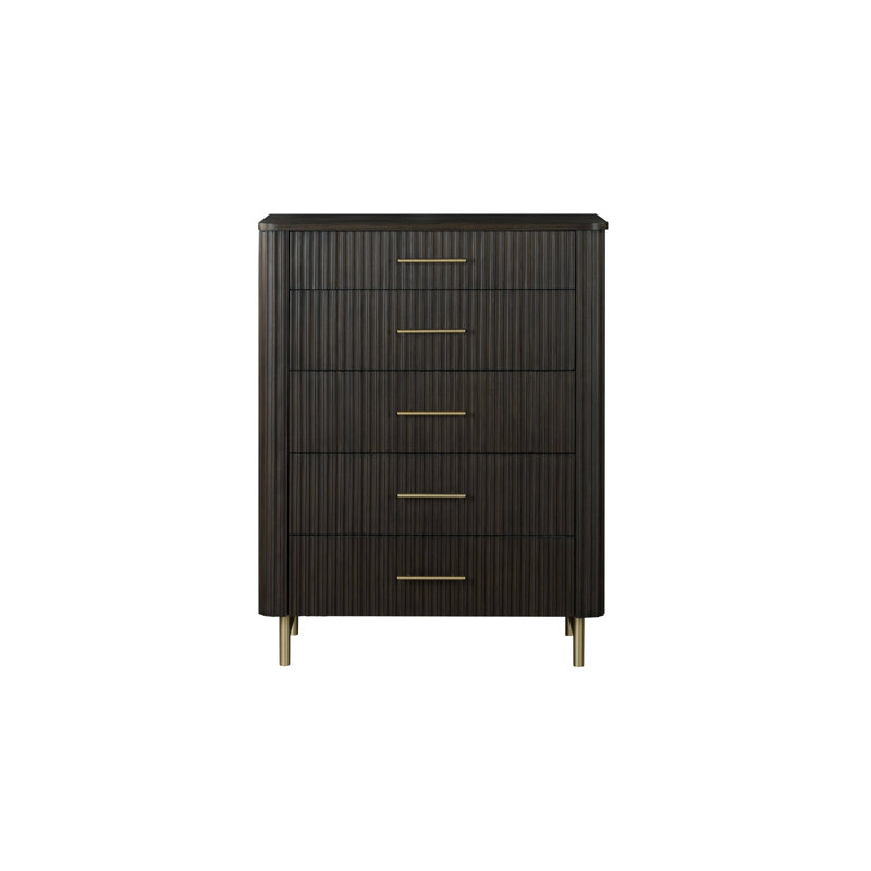 Clayten 5-Drawer Chest in Espreeso
