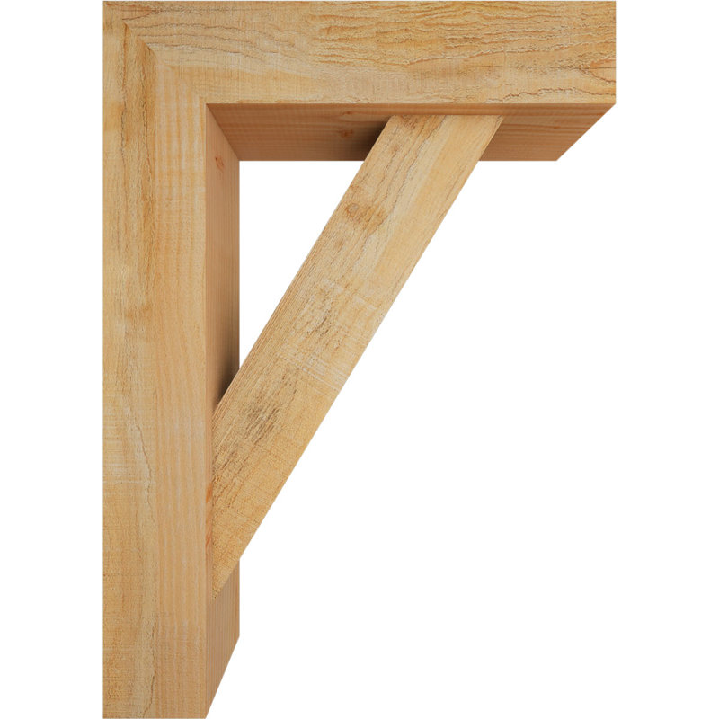 Support de bloc traditionnel avec entretoise décalée, 28 x 20, Sapin Douglas de l 6 po (scié brut)