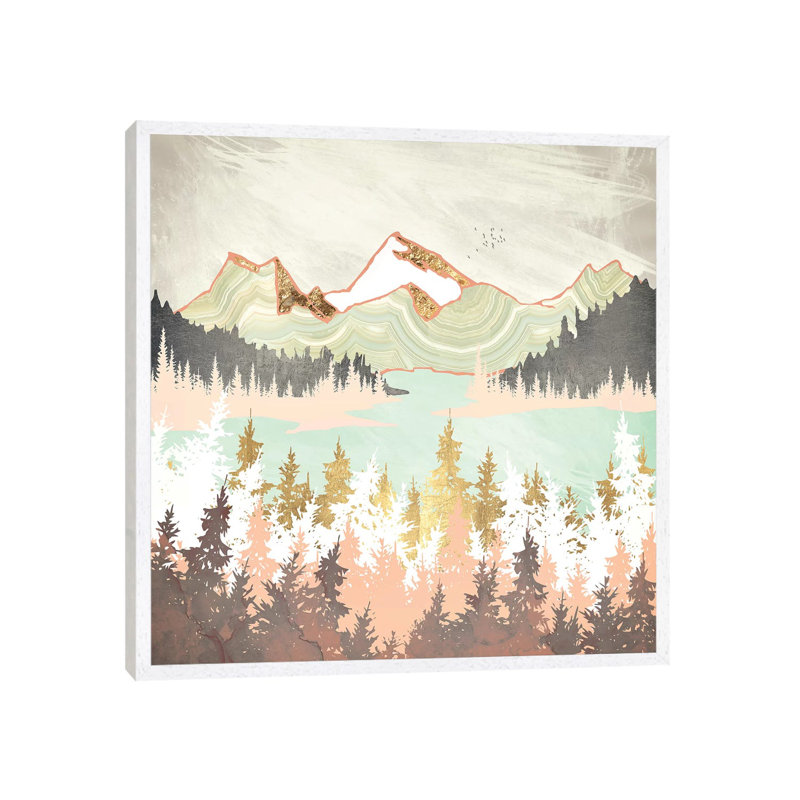 Winter Bay - Print on Canvas, 66.04 cm H x 66.04 cm W, White Framed