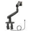 Monitor Height Adjustable Desk Mount With Ambient Light For 27”-49” Screen