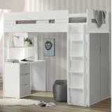 Oregon Twin 3 Drawer Loft Bed with Bookcase by Isabelle & Max