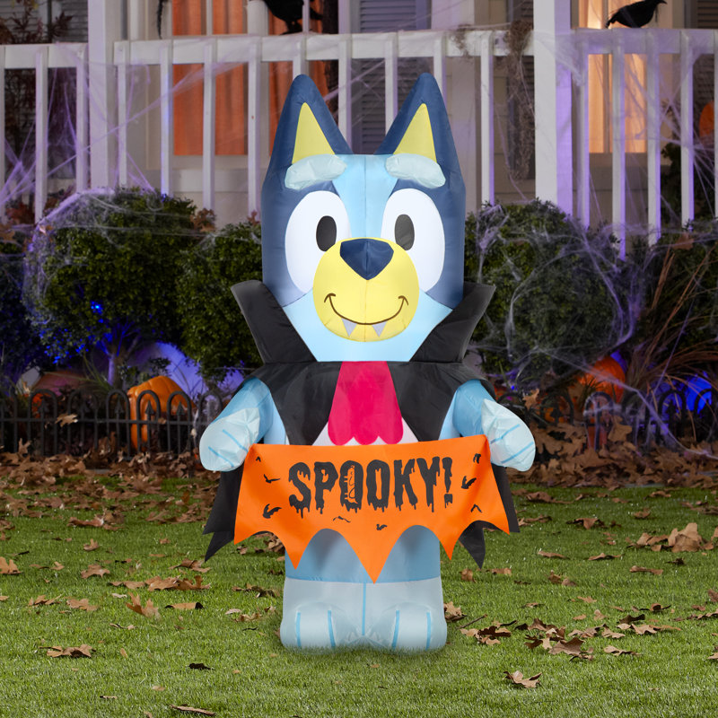 Airblown Bluey in Vampire Costume Bluey