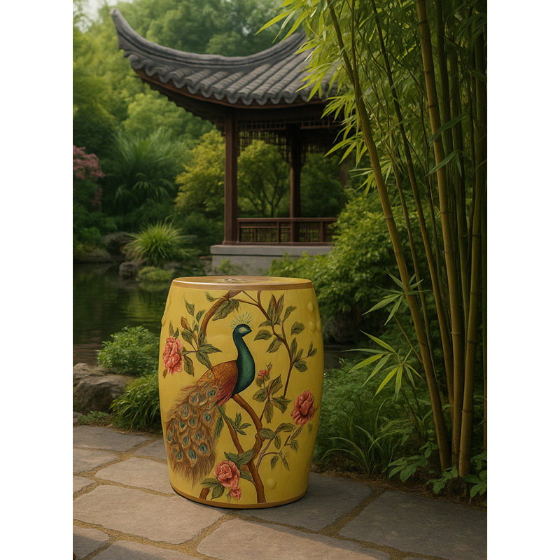 Ceramic Accent Stool