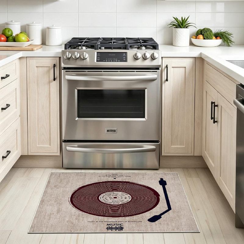 Tapis d'intérieur transparent transparent lavable à la machine, Rectangle 32" x 47"
