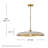 Hinkley Sadie 24" Large Saucer Shaped Chandelier-116828735-128261228