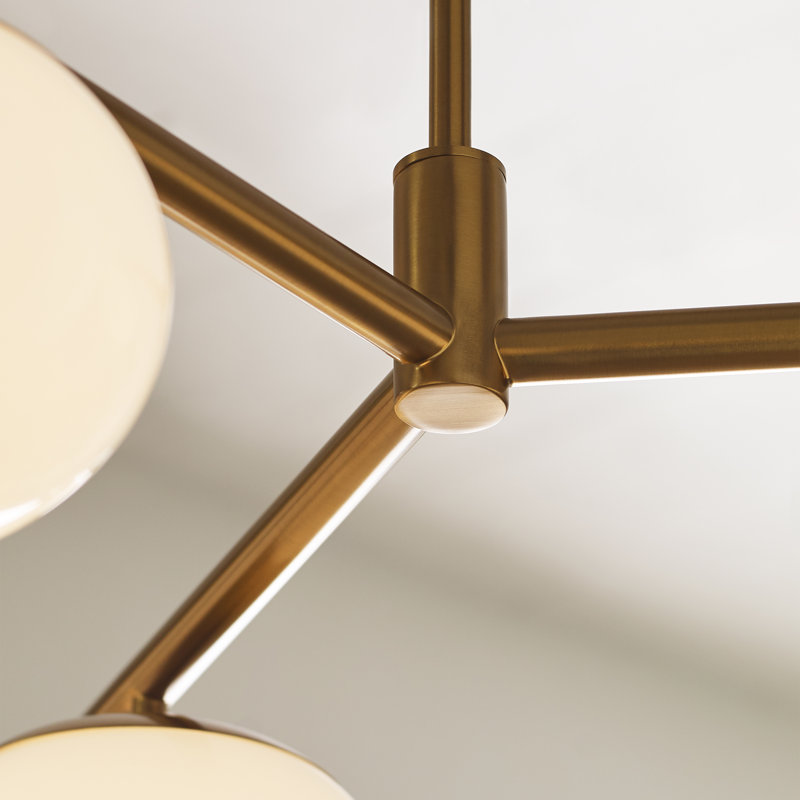 Vibi 3-Light Chandelier, Bronze brillant