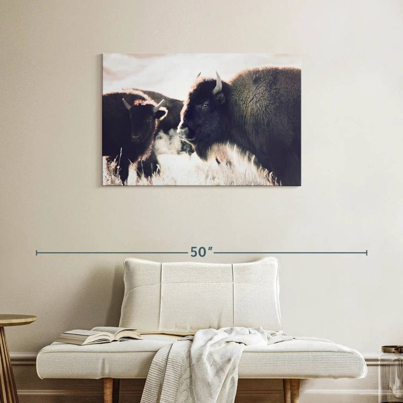 Brampt Buffalo Pasture, 24" H x 36" W