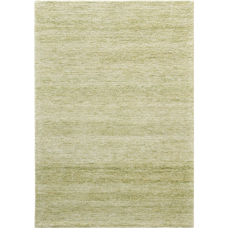 Tapis vert touffeté à la main Milele, Rectangle 8 pi x 10 pi 6 po
