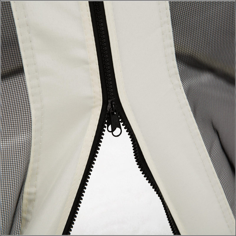 Outsunny 13' x 13' Replacement Mesh Sidewall Netting for Patio Gazebos and Canopy Tents with Zippers (Sidewall Only)