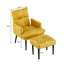 Nykeba Upholstered Accent Chair with Footstool-1620909326