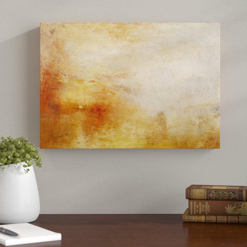J.M.W. Turner - Wrapped Canvas Painting, 50cm H x 76cm W