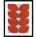 Blue Chevron By Andrea Stokes - Framed Wall Art