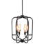 Luminaire suspendu industriel noir mat à 6 lumières de style lustre moderne de style campagnard pour îlot de cuisine pour salle à manger, homologué ETL