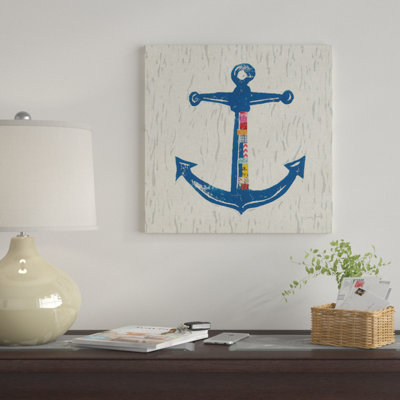 « nautique collage on linen iii », reproduction sur toile
