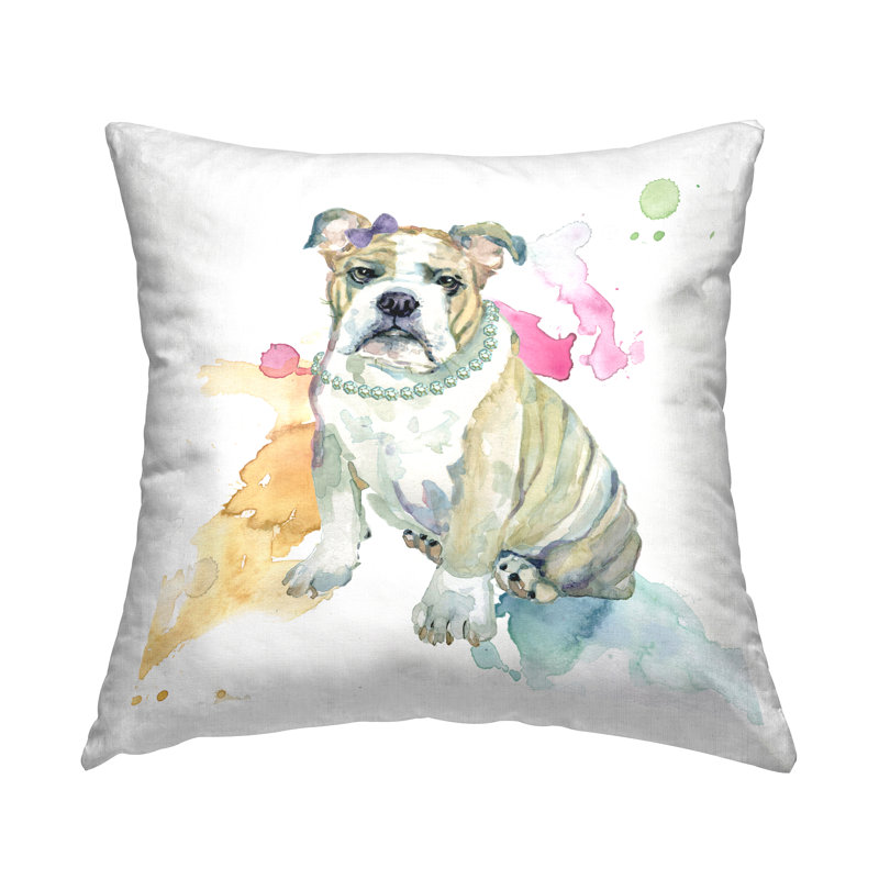 Coussin décoratif en polyester Trinette