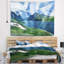 Paysage, paysage polaire, montagnes de l'Oural, tapisserie-28491853