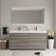 72" Freestanding Double Bathroom Vanity Modern Style Vanity with Integrated Solid Surface Countertop and 2 Sinks, 4 Soft Close Drawers
