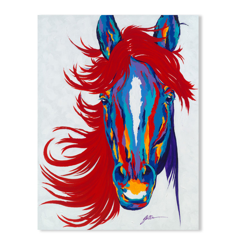 Thunder, Fine Art Giclee Print On Gallery Wrap Canvas, 30" H x 24" W