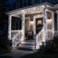 Guirlande de Noël blanche pour l'intérieur et l'extérieur avec télécommande et télécommande