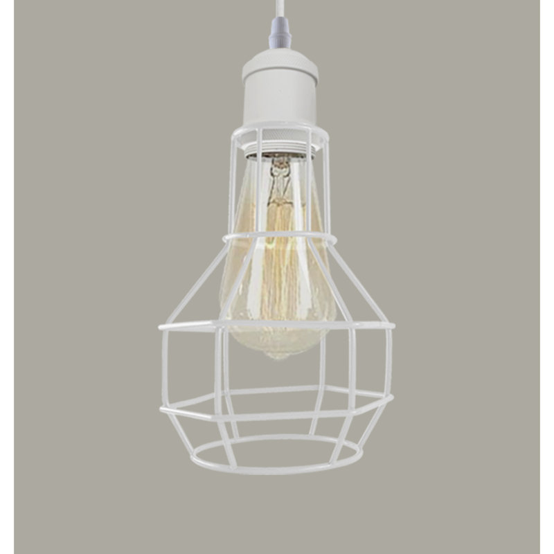 Lockwood 3 - Light White Kitchen Island Pendant
