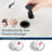 Sink Faucet With Deck Plate Waterfall Black With Pop Up Drain And Supply Lines Bathroom Faucets For Sink 1 Hole Or 3 Holes One Handle Faucets Vanity Bath Mixer Tap-121292179