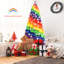 Sapin de Noël multicolore 84 po H