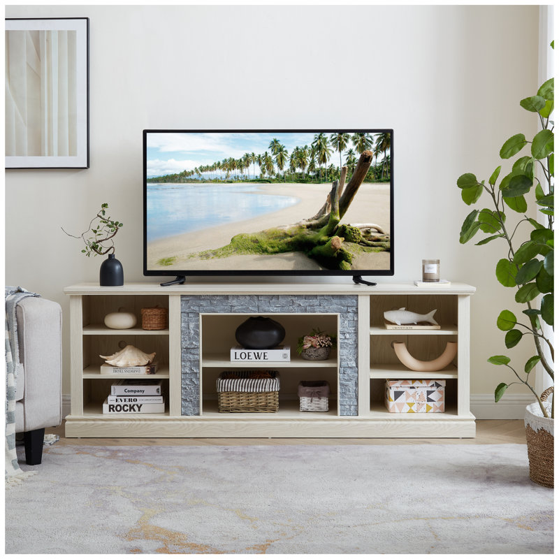 Grand meuble télé YSVIGI, Naturel