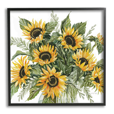 " Bold Sunflower Bunches Floral Country Blossom Bouquet " by Cindy Jacobs