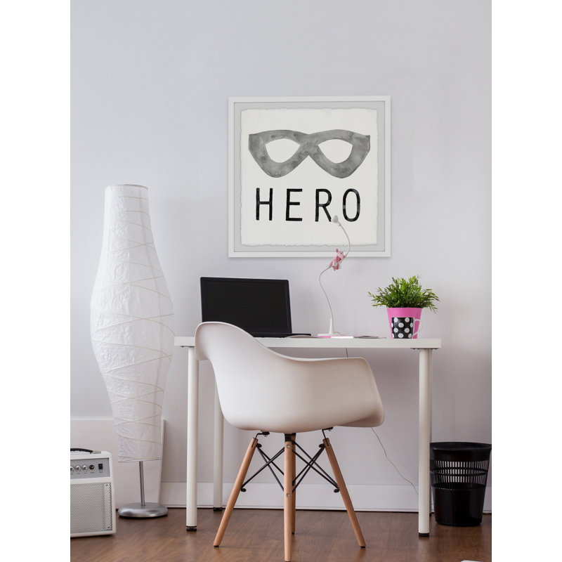 'Hero's Mask' Framed Print, 32" H x 32" W x 1.5" D