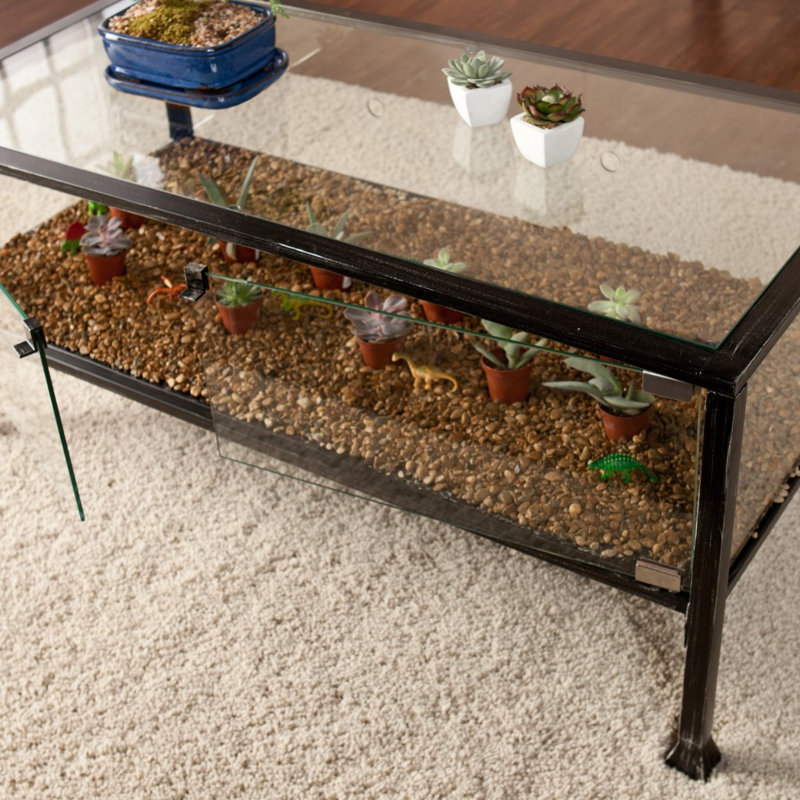 Merali Glass Top Single Coffee Table