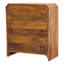 Commode à rebords festonnés en bois massif