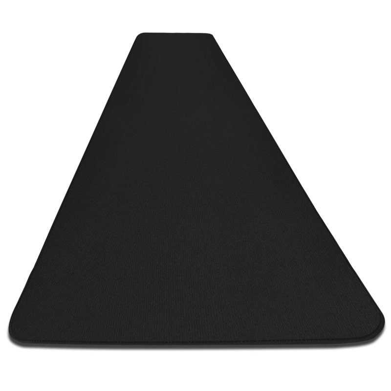 Tapis de couloir extérieur House, Home and More - noir, Tapis de couloir : 3 pi x 10 pi