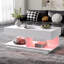 Table basse à rallonge de 41,3 po à 76,7 po Table basse centrale efficace avec plusieurs compartiments de rangement Table basse réglable multifonctionnelle avec espace de rangement caché pour le salon