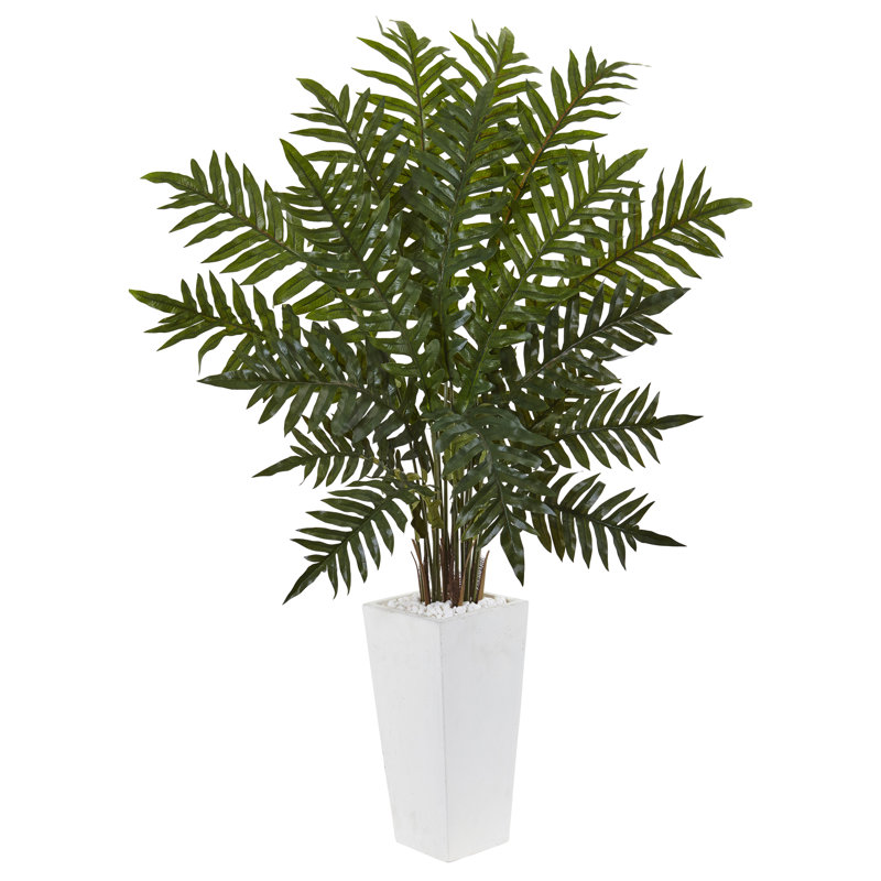 Plantes à feuillage artificiel en pot de fleurs