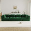 Canapé modulaire moderne avec tissu velours côtelé et sans assemblage requis-472003300-472003301