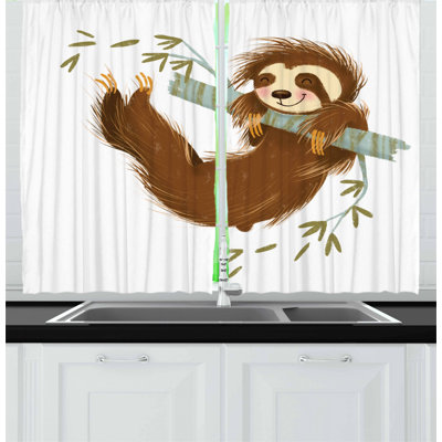 Pointed Kitchen Curtain