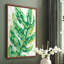Toile tendue avec châssis Parchment Palms III - prête à être accrochée-828985424-828985426