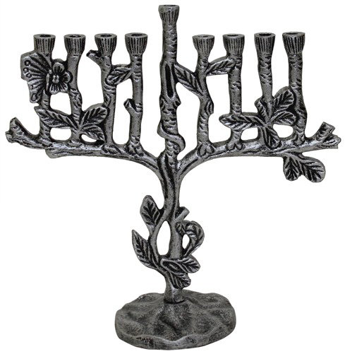 Menora de conception arbre vigne