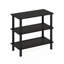 Étagère à chaussures Turn-N-Tube, rangement à chaussures à 3 niveaux, avec structure autoportante, 29,7 x 60 x 55,6 cm, idéale pour placard, entrée, bureau ou garage, couleur espresso/noir.-106968059