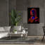 Art mural sur toile Winston Porter «Neon Mona Lisa» par Momart-466566098