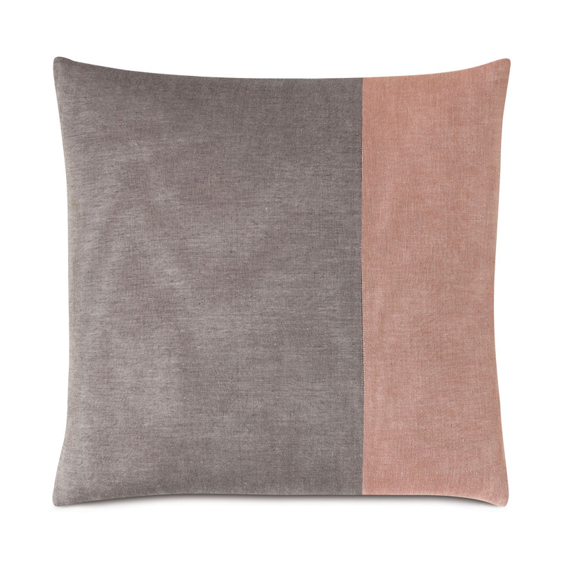 Housse et insert de coussin carré en coton Fossil Block